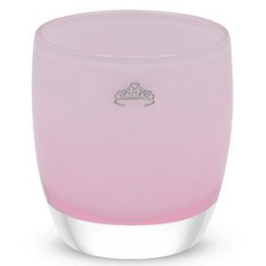 You Deserve a Crown! Glassybaby "Glass Slipper" Votive Holder with Silver Crown
